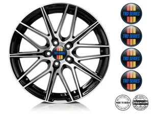 Toyota TRD Insignias Bombadas Logo Pegatinas de Rueda Elegante